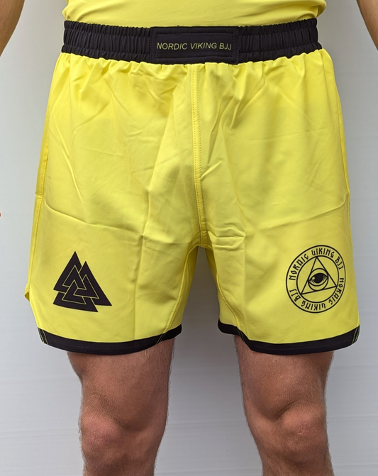 Grappling shorts Yellow/Black