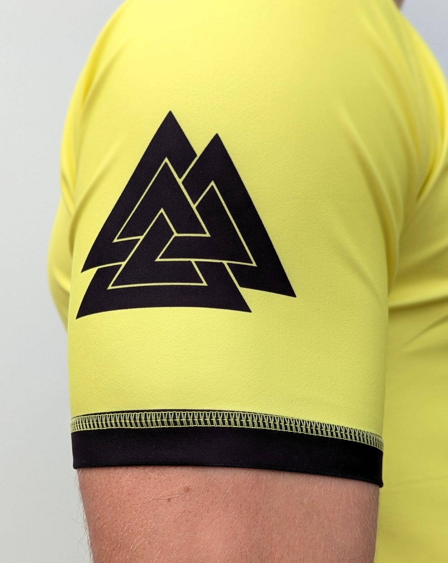 Rashguard Short Sleeve Yellow/Black